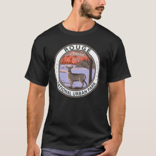 ルージュナショナルアーバンパークカナダヴィンテージバッジ Tシャツ