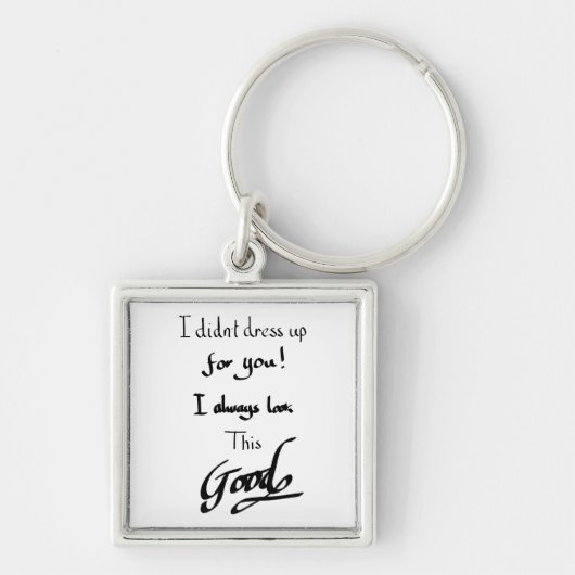 ルージンググッドおもしろい引用文ウィットことわざスローガンユーモア キーホルダー (正面)