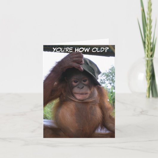 ルージンググッドハッピーバースデー カード (正面)