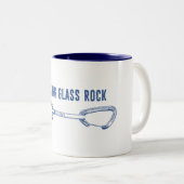 ルージンググラスロック登山クイックドロー ツートーンマグカップ (正面右)