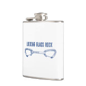 ルージンググラスロック登山クイックドロー フラスク (左)