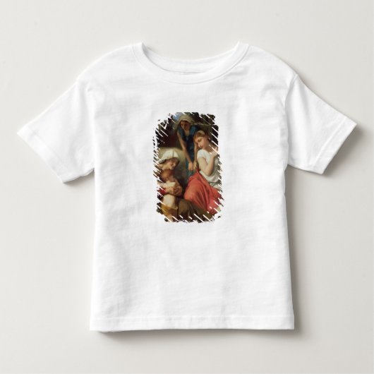ルースおよびNaomi 1859年(キャンバスの油) トドラーTシャツ (正面)