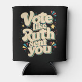 ルースが子宮フェミニストLGBTを送ったように投票 缶クーラー (正面)