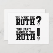 ルースが欲しい – ルースを扱うことができない ポストカード (正面/裏面)