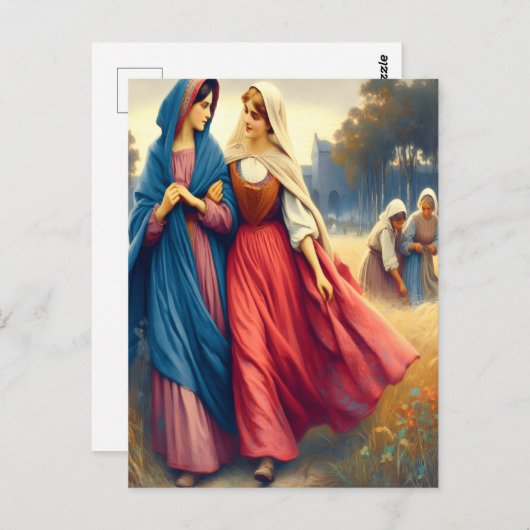 ルースの手を握って新しいスタートを切る ポストカード (正面/裏面)