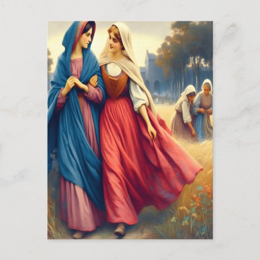 ルースの手を握って新しいスタートを切る ポストカード (正面)