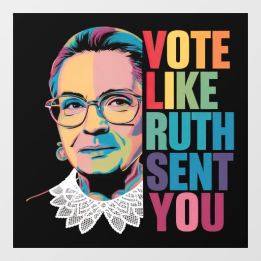 ルースの投票で送られた投票 ウィンドウサイン (シート)