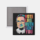 ルースの投票で送られた投票 マグネット (正面/裏面)