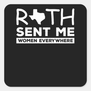 ルースは女を女に送り込んだTシャツ スクエアシール