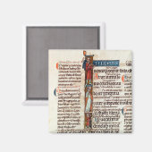 ルースを描いたイニシャル「I」 マグネット (正面/裏面)