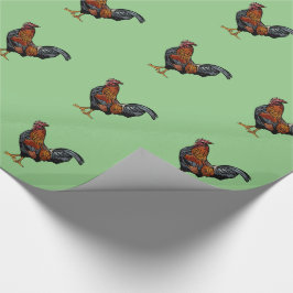 ルースタパターン – 光沢ラッピング紙、30" x 6' ラッピングペーパー