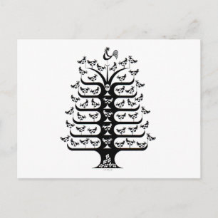 ルースターがルーストを支配 ポストカード