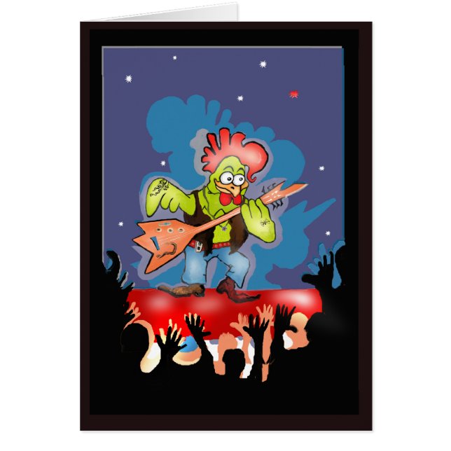 *ルースターが合奏中* (正面)