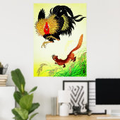 ルースターとワイゼル大原小村1930年代 ポスター (ホームオフィス)