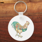 ルースターアート キーホルダー (正面)