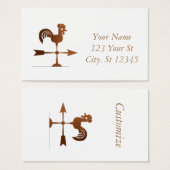 ルースターウェザーベーンサンダー_コーブ (正面&裏面)