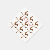 ルースターウェザーベーンサンダー_コーブ スタンダードカクテルナプキン (角)