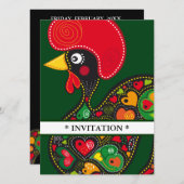 ルースターオブバルセロスNr02招待状 招待状 (正面/裏面)