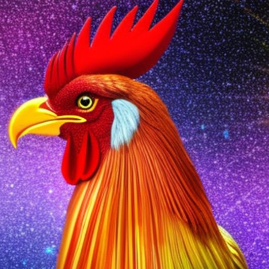 ルースターカラフルTシャツ Tシャツ