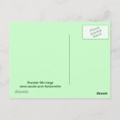 ルースターコーヒ素晴らしーの日はがき ポストカード (裏面)