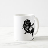 ルースターシルエット コーヒーマグカップ (正面右)