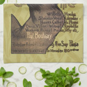 ルースタースティインレンコココリフランスのコアート キッチンタオル (折り畳み)