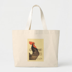 ルースタースティインレンコココリフランスのコアート ラージトートバッグ