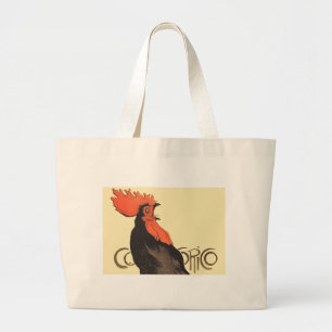 ルースタースティインレンコココリフランスのコアート ラージトートバッグ