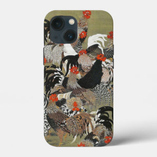 ルースターズヘンイラストレーションバイイトジャクチュ iPhone 13 MINIケース