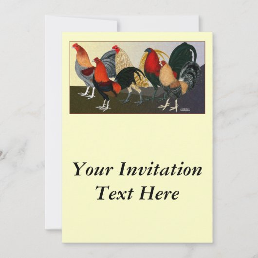 ルースタードリームチーム 招待状 (正面)