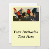 ルースタードリームチーム 招待状 (正面/裏面)