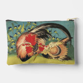 ルースターファミリーファインアート アクセサリーポーチ (裏面)