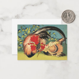 ルースターファミリーファインアート ノートカード