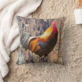ルースターファームチキン装飾用クッション クッション (ブランケット)
