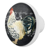 ルースターファームハウスキッチンチャルクボードウォーターカラー セラミックノブ (右)