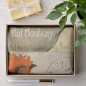 ルースターフランスのヴィンテージオペラポスターデクページ 薄葉紙 (ギフト)