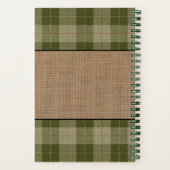 ルースターヘンファミリーファームハウスセージプレイドレシピ ノートブック (裏面)