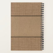 ルースターヘンファミリーファームハウスバーラップクラフトレシピ ノートブック (裏面)