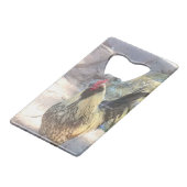 ルースターボトルオープナー クレジットカード栓抜き (正面アングル)