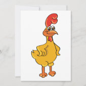 ルースターポーズ 招待状 (正面)