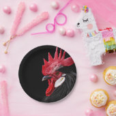 ルースターポートレート ペーパープレート (パーティー)