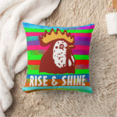 ルースターライズ&シャイン クッション (ブランケット)