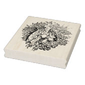 ルースターラインアートカラーリングページ ラバースタンプ (スタンプ)