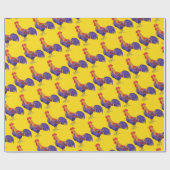 ルースターラッピングペーパー ラッピングペーパー (フラット)