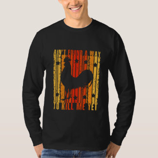 ルースターヴィンテージアイン方法を見つけなかっおもしろいた Tシャツ