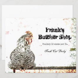 ルースターヴィンテージファームアンティークホワイトテクスチャカントリー