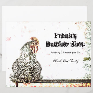 ルースターヴィンテージファームアンティークホワイトテクスチャカントリー