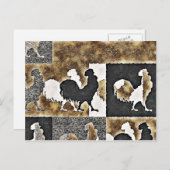 ルースターヴィンテージポストカード ポストカード (正面/裏面)