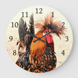 ルースター写真136 ラウンド壁時計