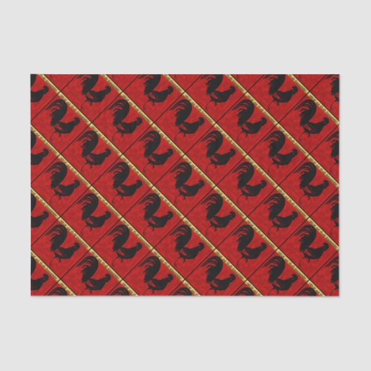 ルースター年2017ティッシュペーパー1 薄葉紙 (正面)